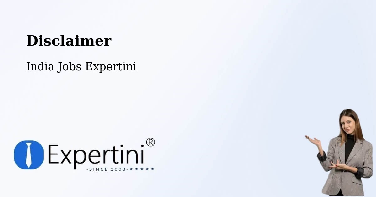 Disclaimer – Mysuru - India Jobs Expertini